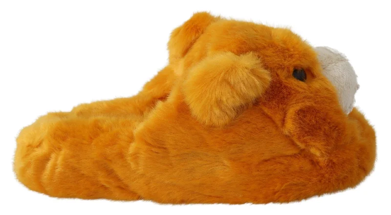 Dolce & Gabbana Sunshine  Lion Men's Slippers