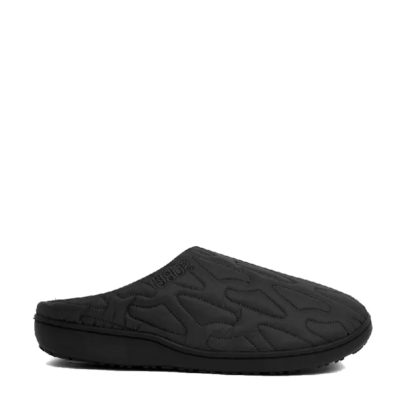 Subu Outline Slippers Black