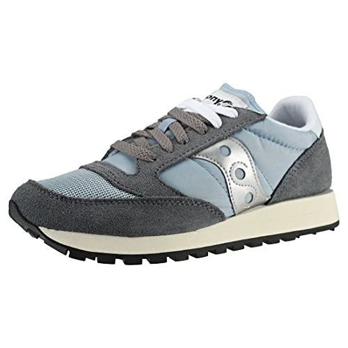 Saucony Damen Jazz Original Vintage Sneakers, Grau Grey Blue White 39