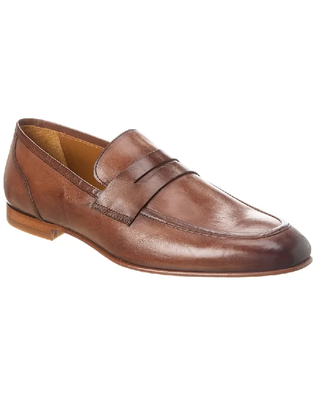 Antonio Maurizi Leather Penny Loafer