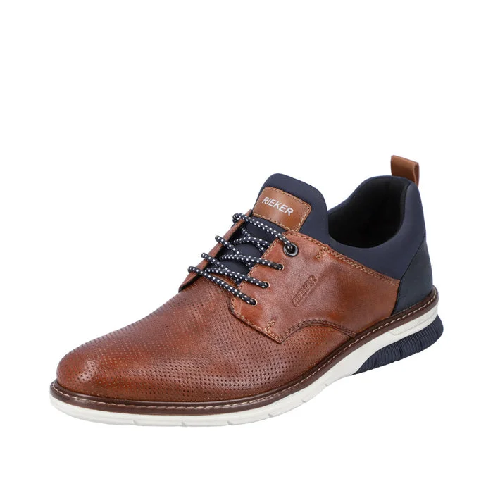 Mens Rieker Tevere Nuss/Lake/Navy/Amaretto