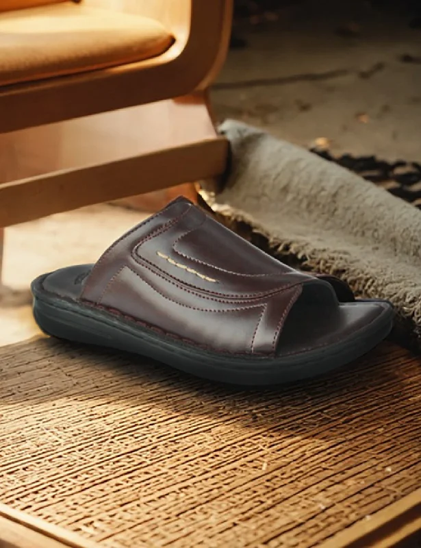 Brown | Medicated Slippers For Men