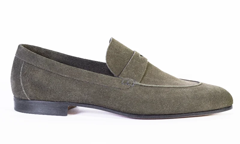 LOAFER UNLINED WITH PENNY STRAP SUEDE LEATHER