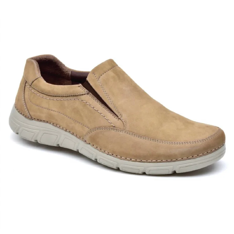 Men's Mocassin Rock In Chestnut