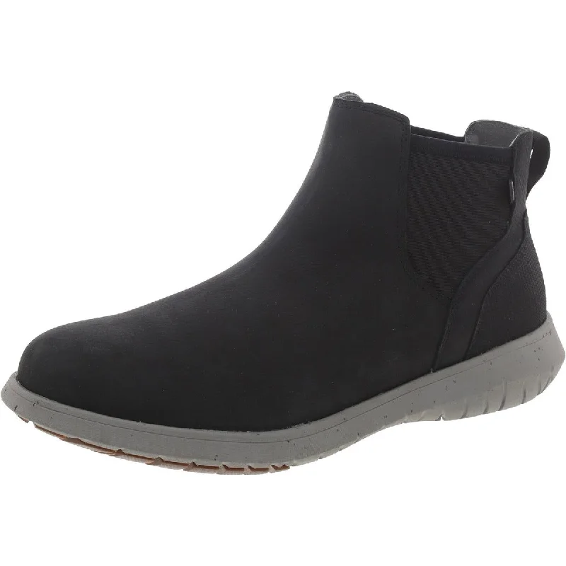 Bogs Mens Leather Laceless Chelsea Boots