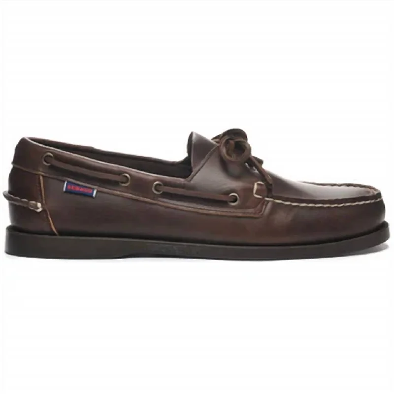 Mens Portland Loafer - Medium Width In Dark Brown Gum