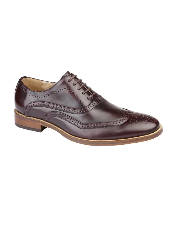 Oxblood Oxford Brogue Shoe