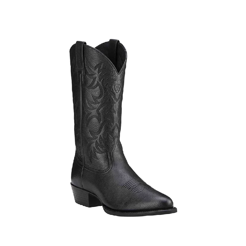 Ariat Men's Heritage Western Black Deertan Boot