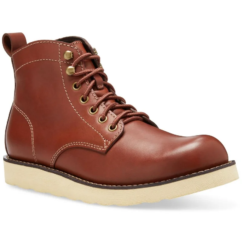 Eastland Mens Jackman Leather Lace-Up Ankle Boots