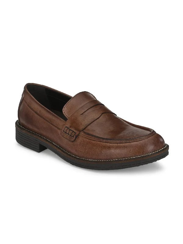 MEN'S BURNISH LEATHER MOCCASIN