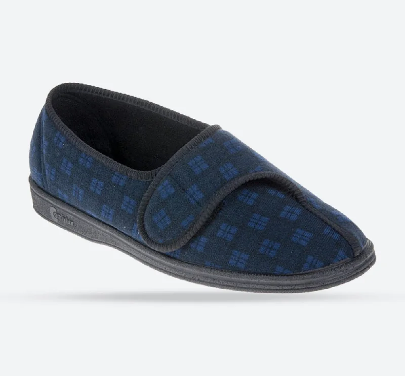 Mens Wide Fit Comfylux Paul Slippers