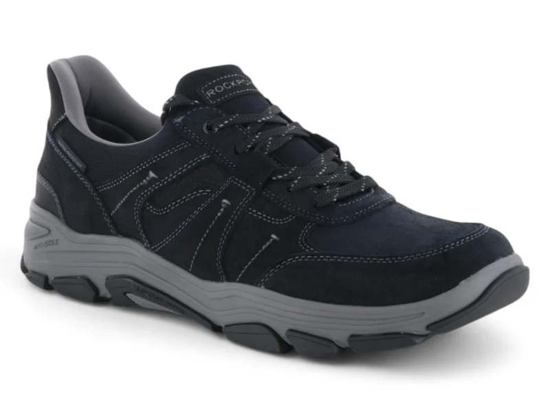 Rockport Rhett Step Activated Walking Shoes Black