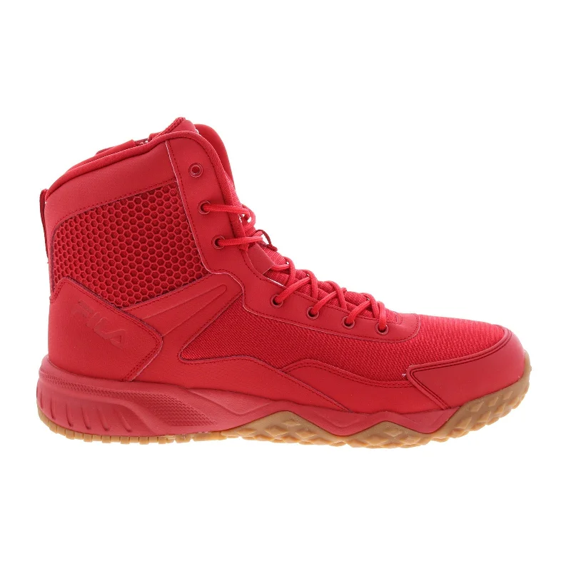 Fila Chastizer 1LM00358-936 Mens Red Leather Lace Up Work Boots