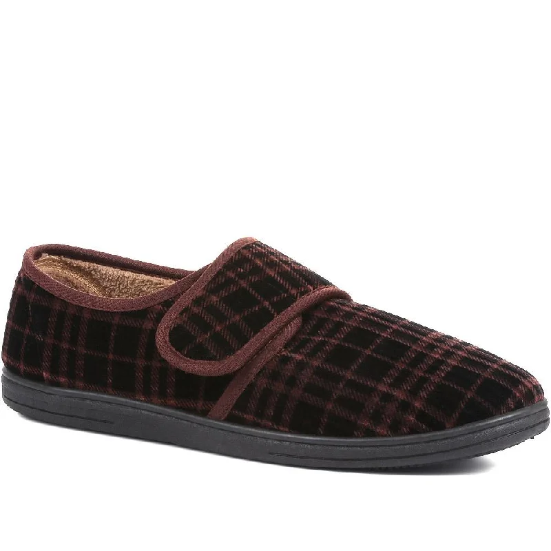 Cosy Tartan Slippers - QINGD36003 / 322 320